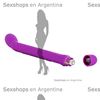 Masajeador de punto g satinado